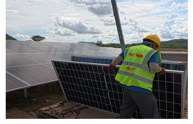 Solar module installation